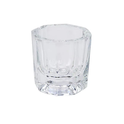 Crystal Glass Acrylic Powder Dappen Dish, Nail Cup, Wash Brush Bowl, Nail Art Tools