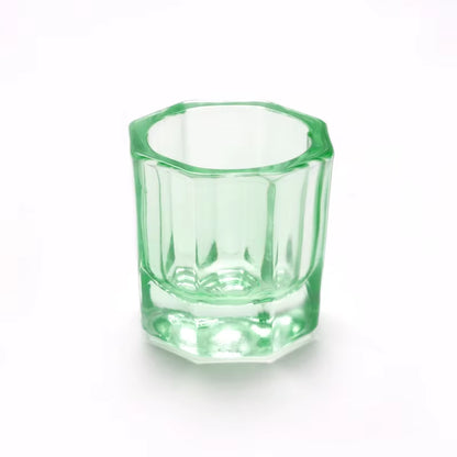 Crystal Glass Acrylic Powder Dappen Dish, Nail Cup, Wash Brush Bowl, Nail Art Tools